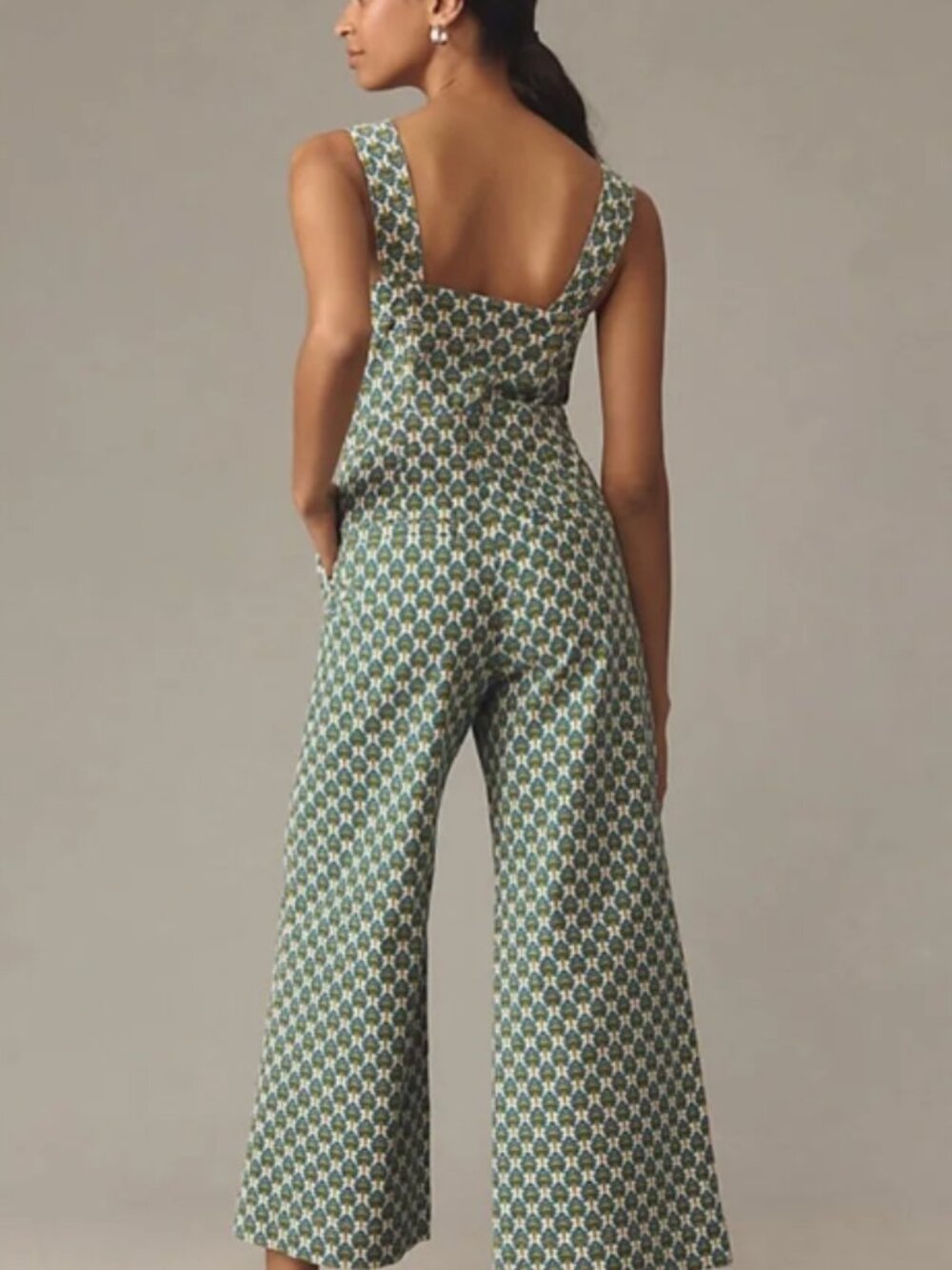 Maeve The Portside Button-Front Jumpsuit, size 12 - Picture 2 of 10
